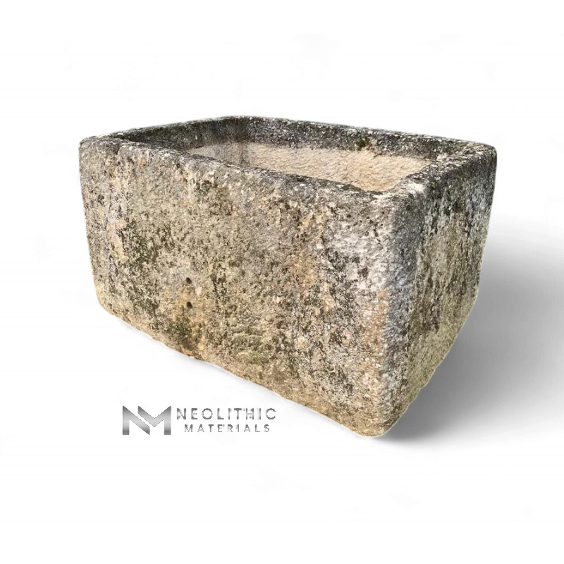 Antique French Limestone Trough